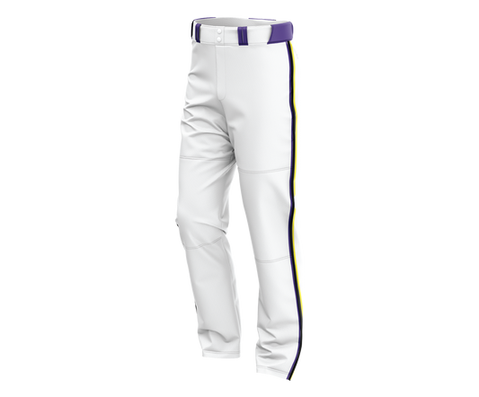 Swines - PURPLE/BLACK/YELLOW - FDS | Open Bottom Pants