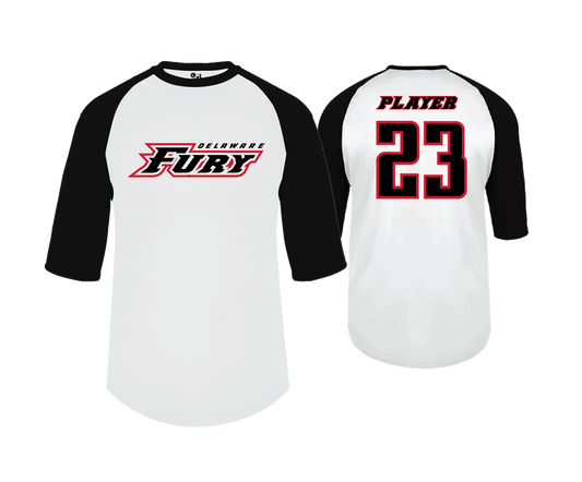 DE Fury - DTF | Unisex Performance Baseball Tee