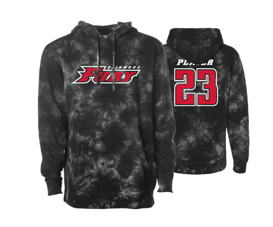 DE Fury - DTF | Unisex Tie Dye Hoodie
