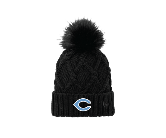 Calvert Cutters - Faux Fur Pom Beanie