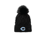 Calvert Cutters - Faux Fur Pom Beanie