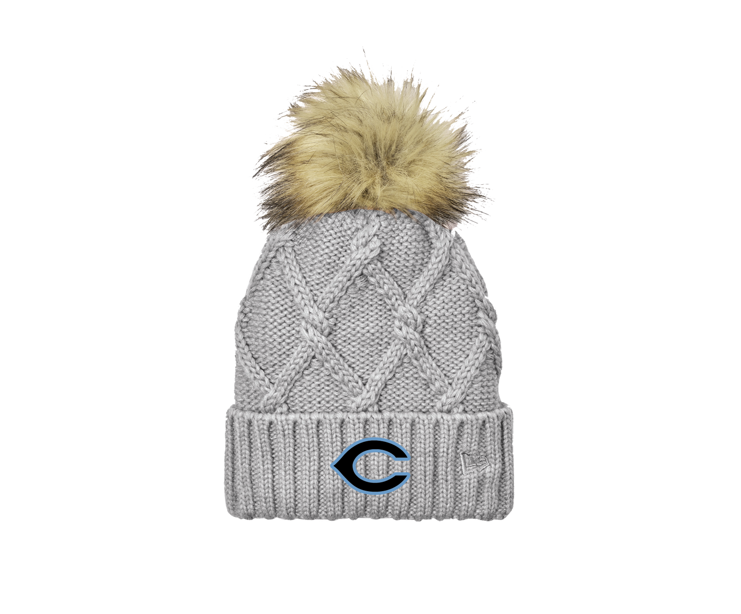 Calvert Cutters - Faux Fur Pom Beanie