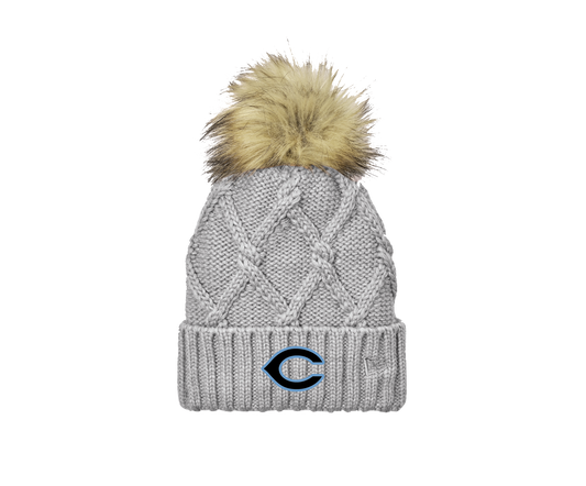 Calvert Cutters - Faux Fur Pom Beanie