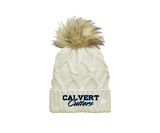 Calvert Cutters - Faux Fur Pom Beanie