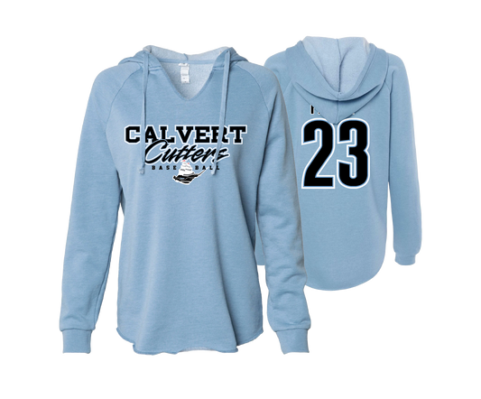 Calvert Cutters - DTF | Women's Wave Wash Hoodie