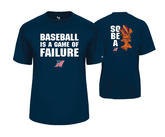 Northern Baseball - SS Navy & Red Performance Tee 2024