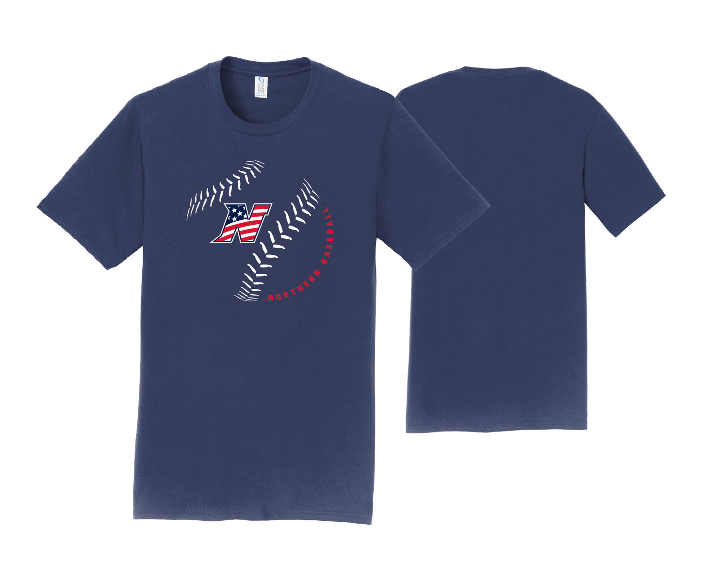 Northern Baseball - SS Navy Cotton Tee 2024