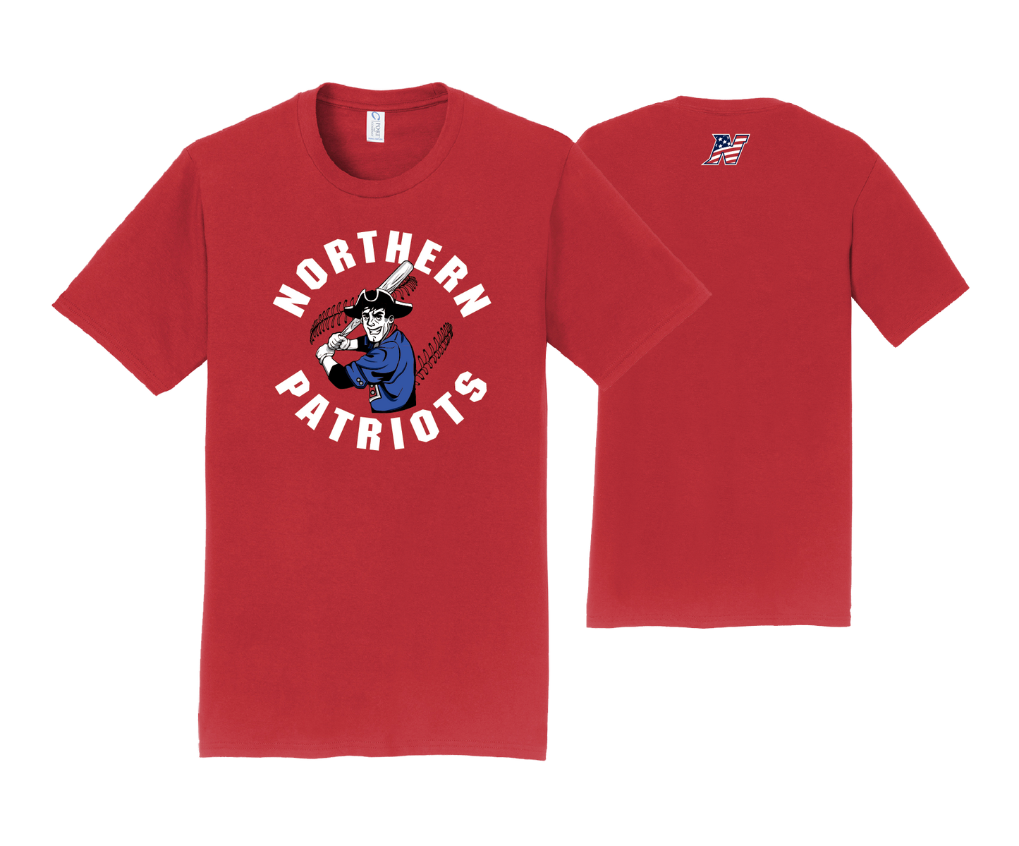 Northern Baseball - SS Red Cotton Tee 2024