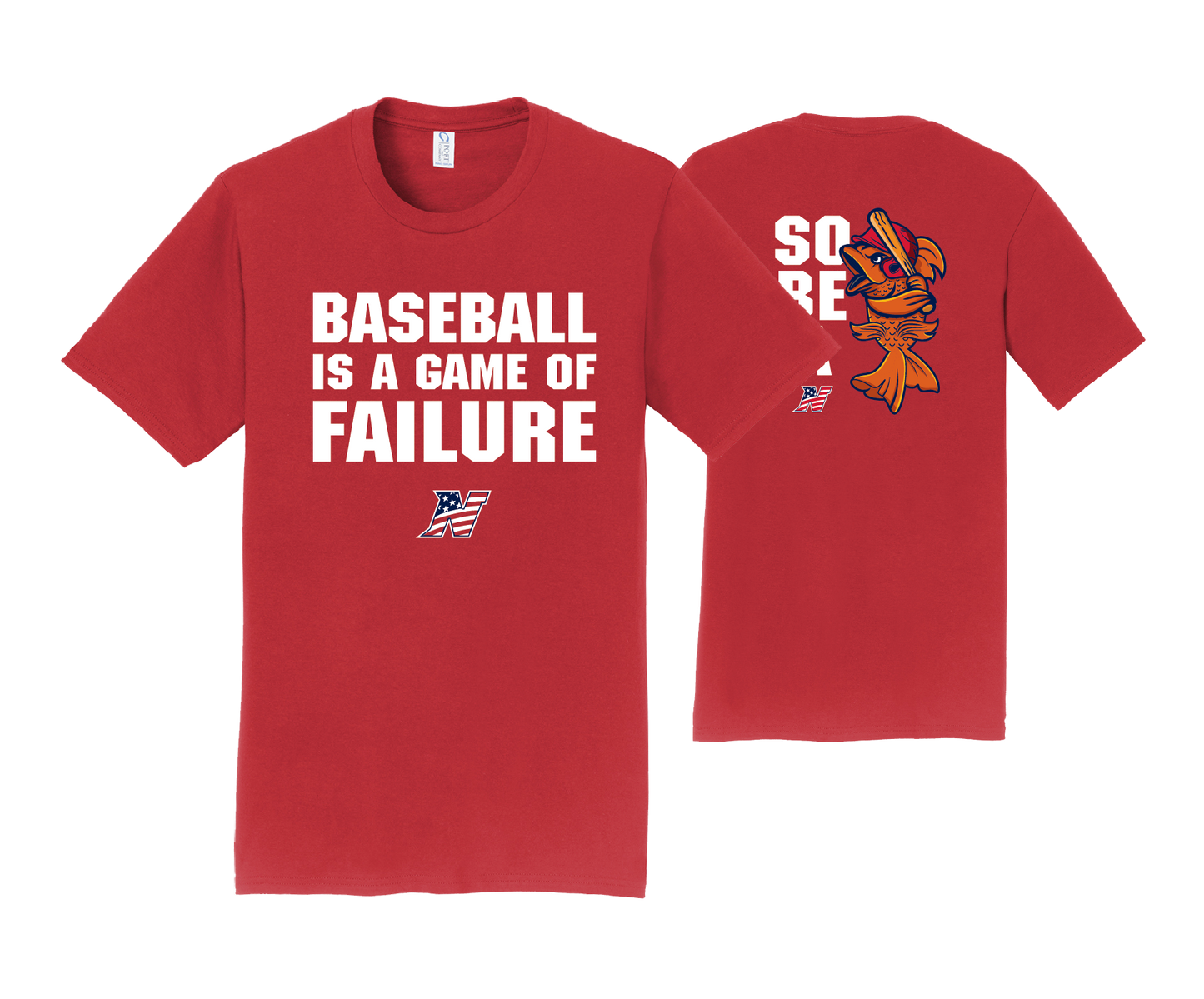 Northern Baseball - SS Red Cotton Tee 2024