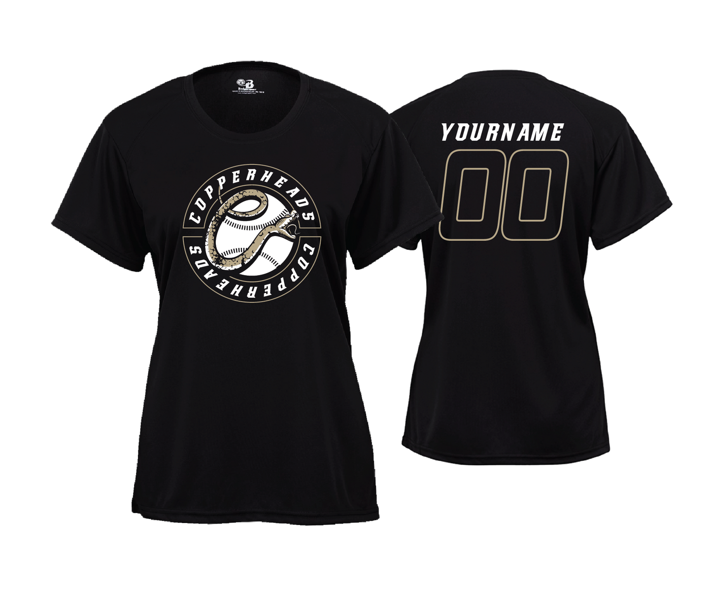 Copperheads - DTF | Women's Short Sleeve Performance Tee