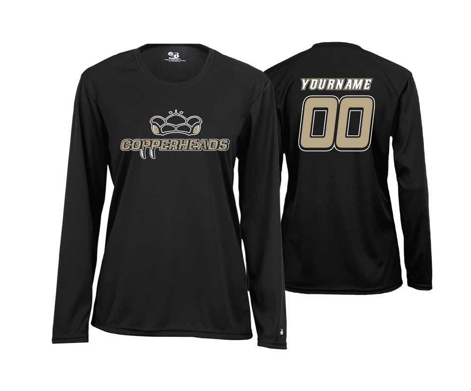 Copperheads - DTF | Women's Long Sleeve Performance Tee