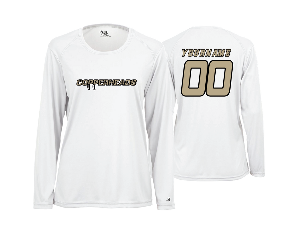 Copperheads - DTF | Women's Long Sleeve Performance Tee
