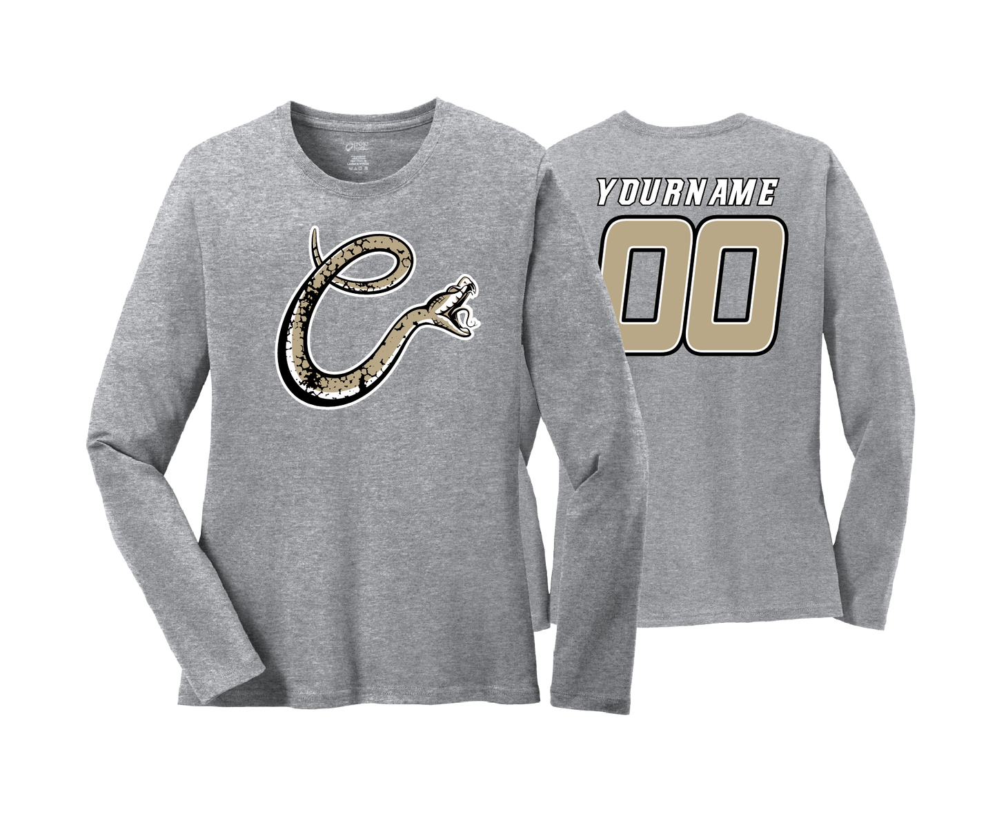 Copperheads - DTF | Women's Long Sleeve Cotton Tee
