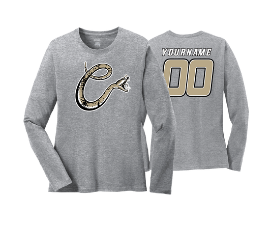 Copperheads - DTF | Women's Long Sleeve Cotton Tee