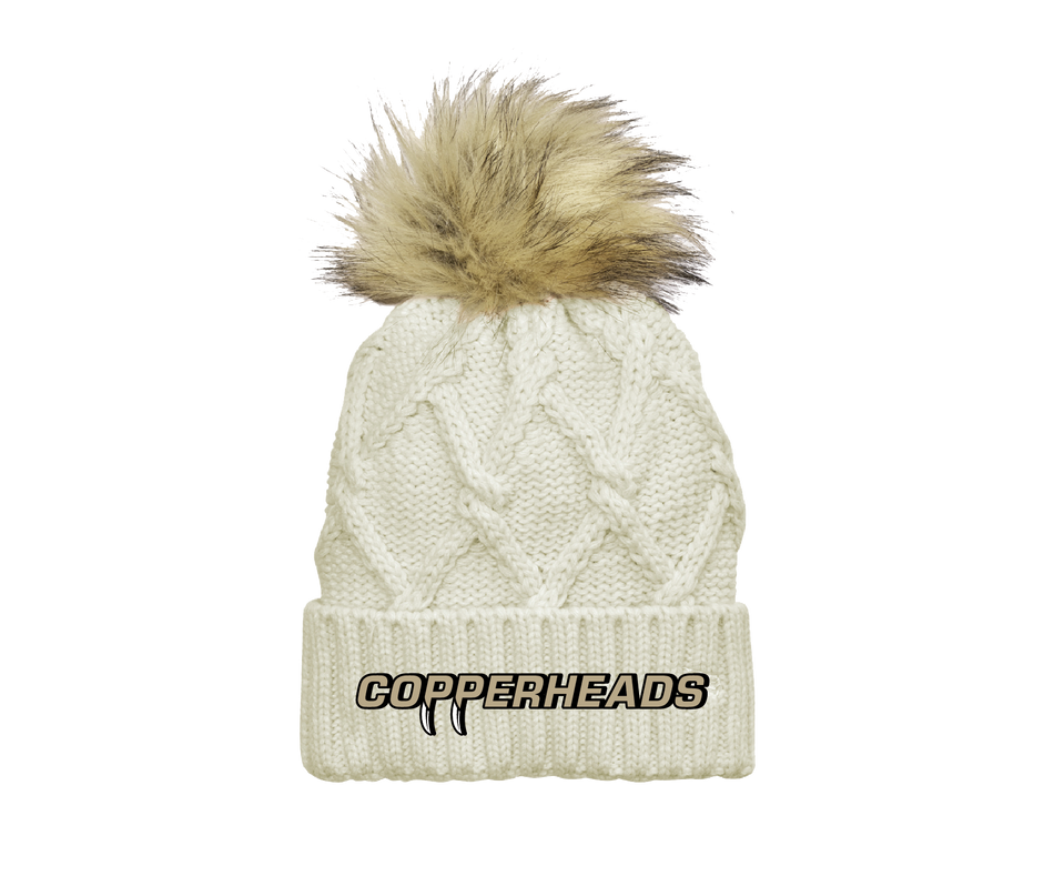 Copperheads - Faux Fur Pom Beanie