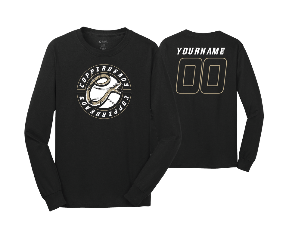 Copperheads - DTF | Unisex Long Sleeve Cotton Tee