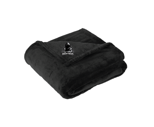 Anonymous Cornhole - EMBROIDERED | Oversized Plush Blanket