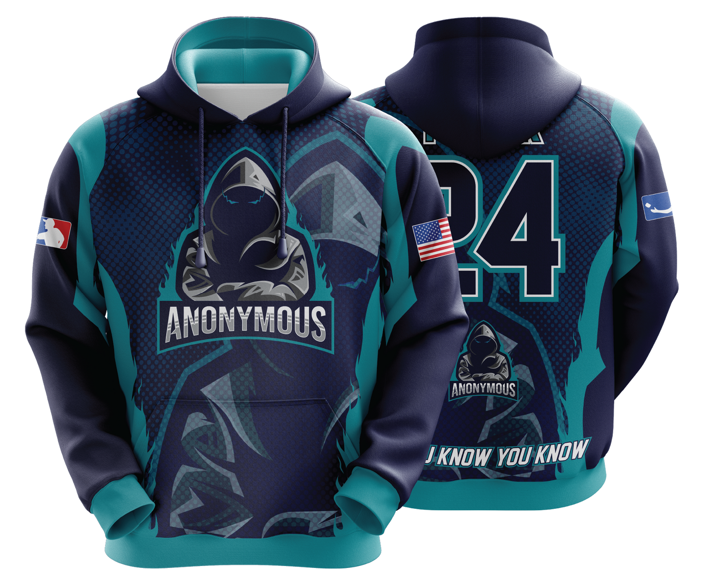 Anonymous Cornhole - BLUE - FDS | Hoodie