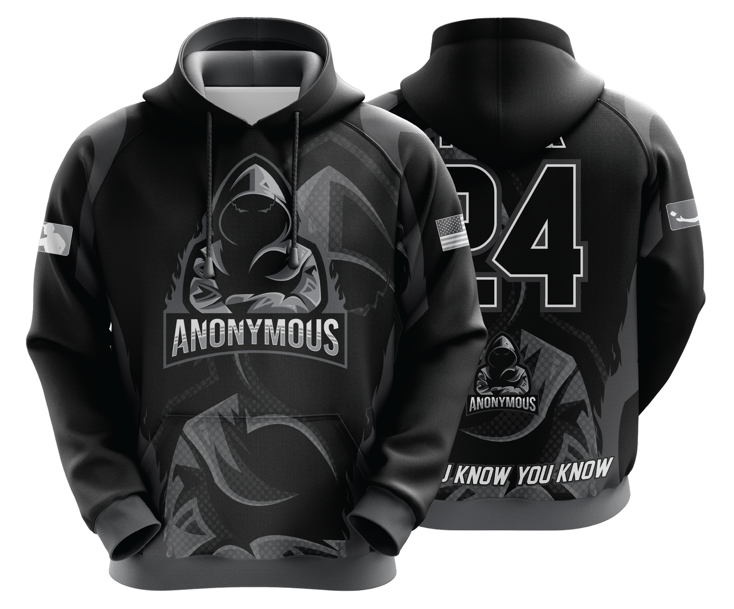 Anonymous Cornhole - BLACK - FDS | Hoodie