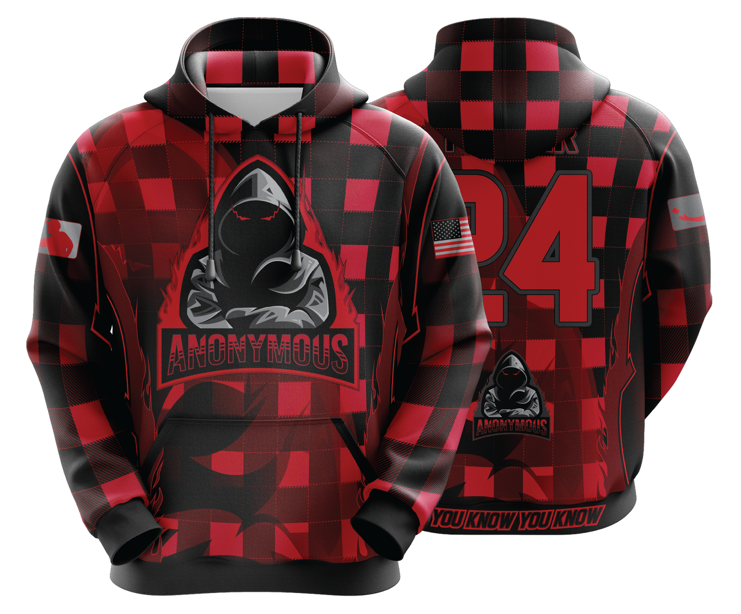 Anonymous Cornhole - FLANNEL - FDS | Hoodie