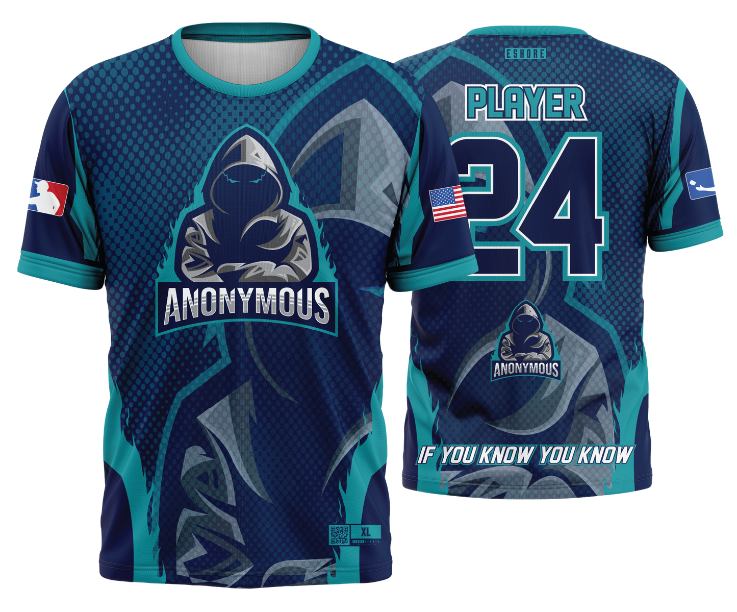 Anonymous Cornhole - BLUE - FDS | Jersey