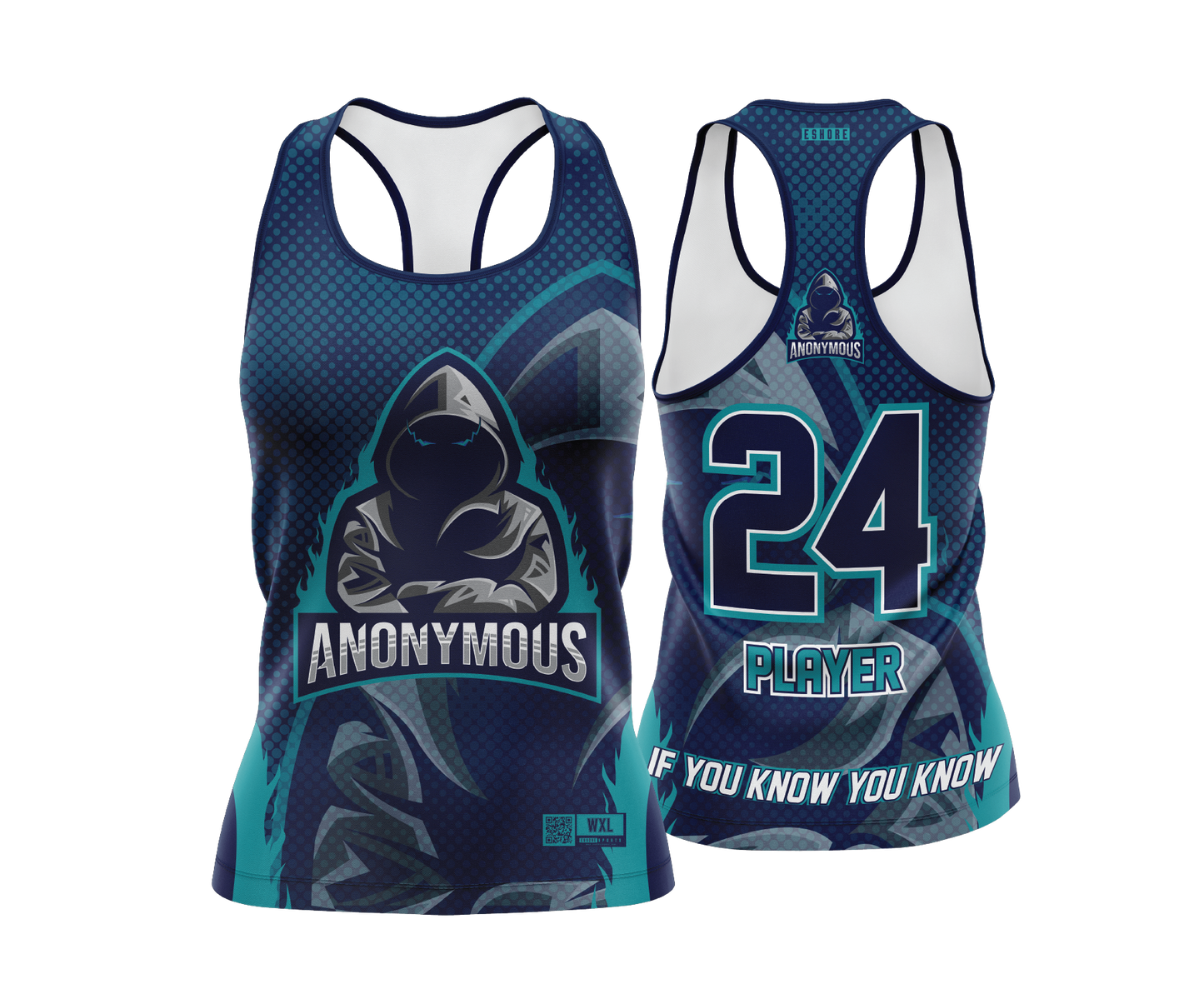 Anonymous Cornhole - BLUE - FDS | Tank Top