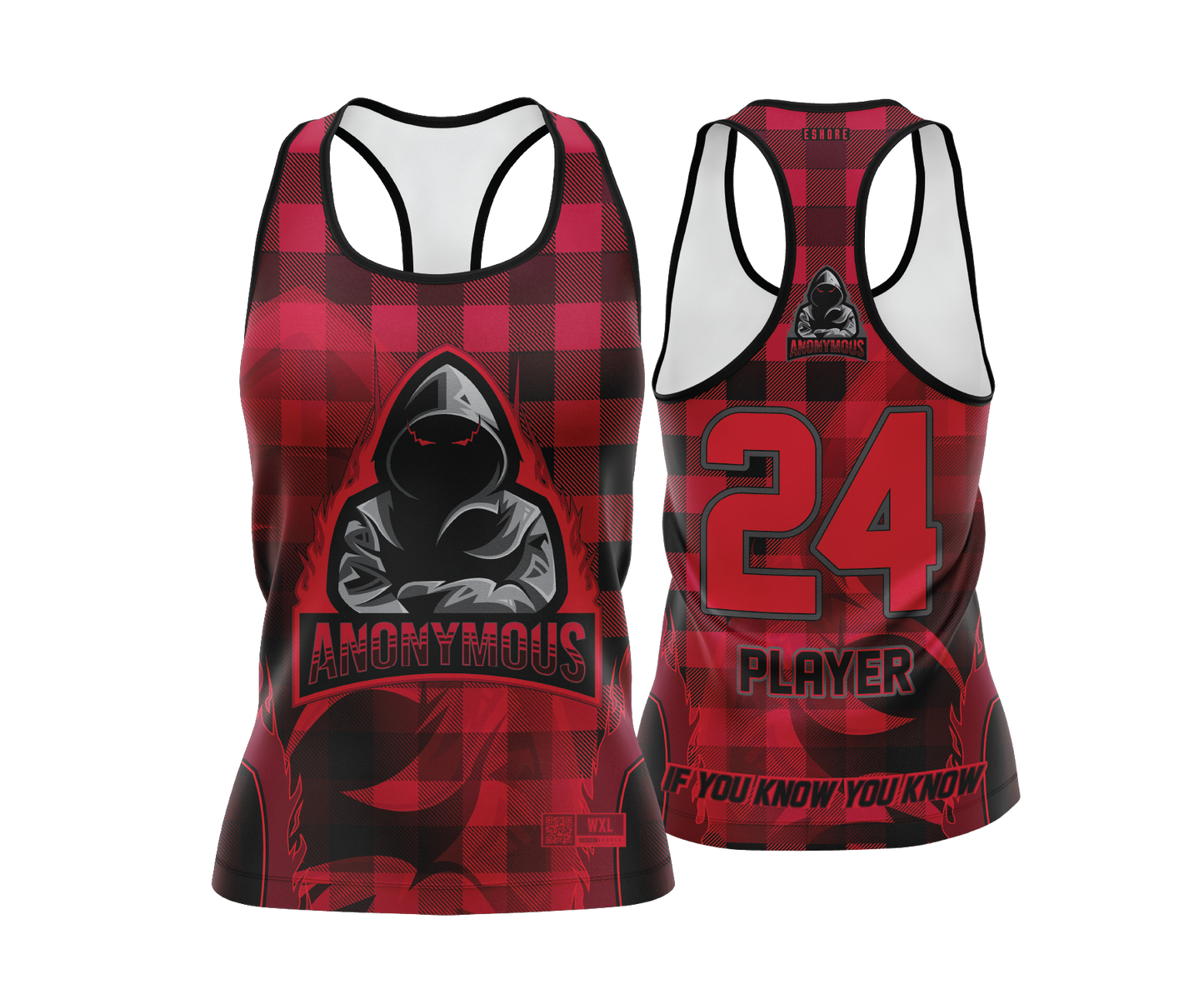 Anonymous Cornhole - FLANNEL - FDS | Tank Top