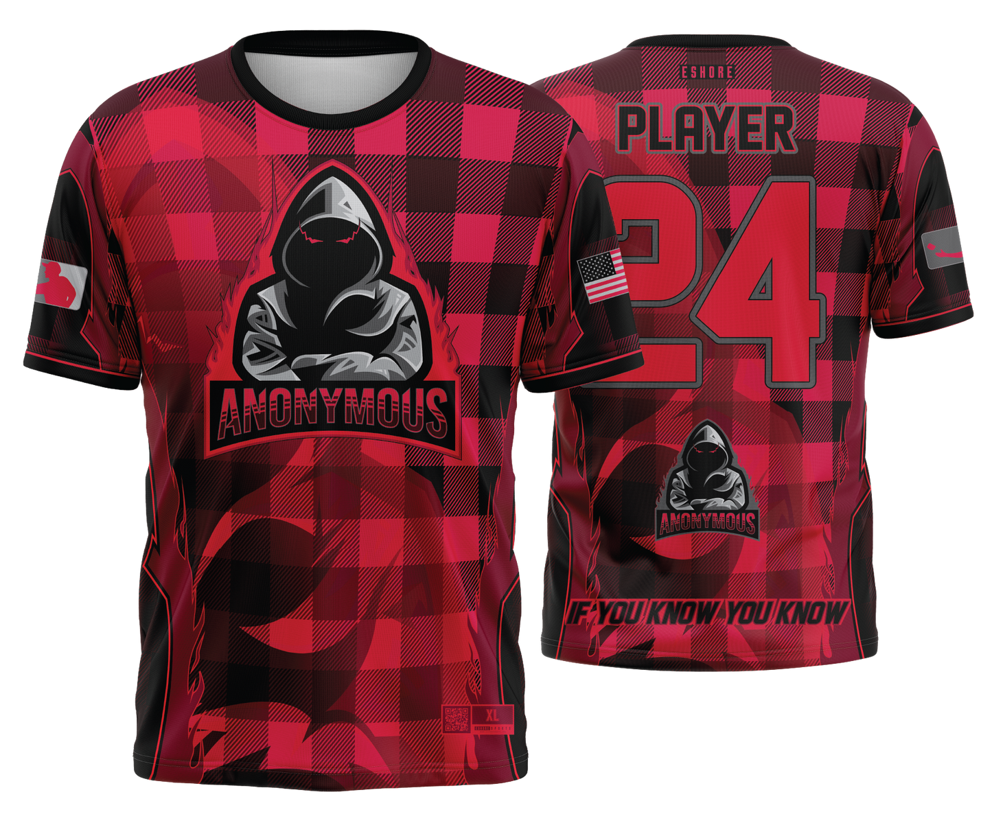 Anonymous Cornhole - FLANNEL - FDS | Jersey