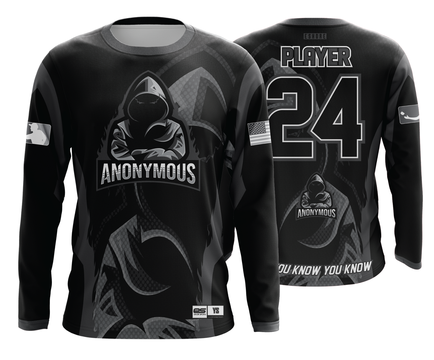 Anonymous Cornhole - BLACK - FDS | Jersey