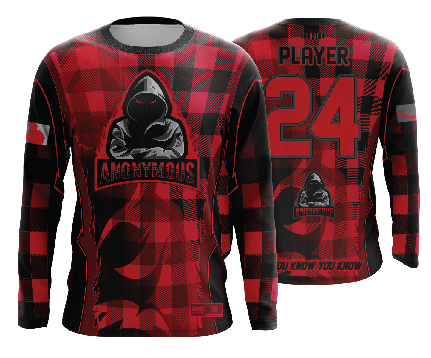 Anonymous Cornhole - FLANNEL - FDS | Jersey