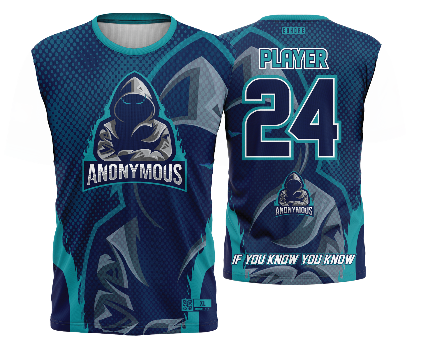 Anonymous Cornhole - BLUE - FDS | Jersey