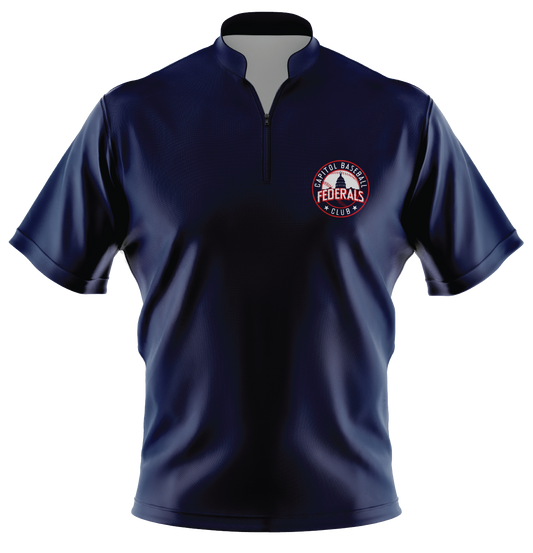 Capitol Baseball Club - FDS | Unisex Short Sleeve 1/4 Zip BP Jacket
