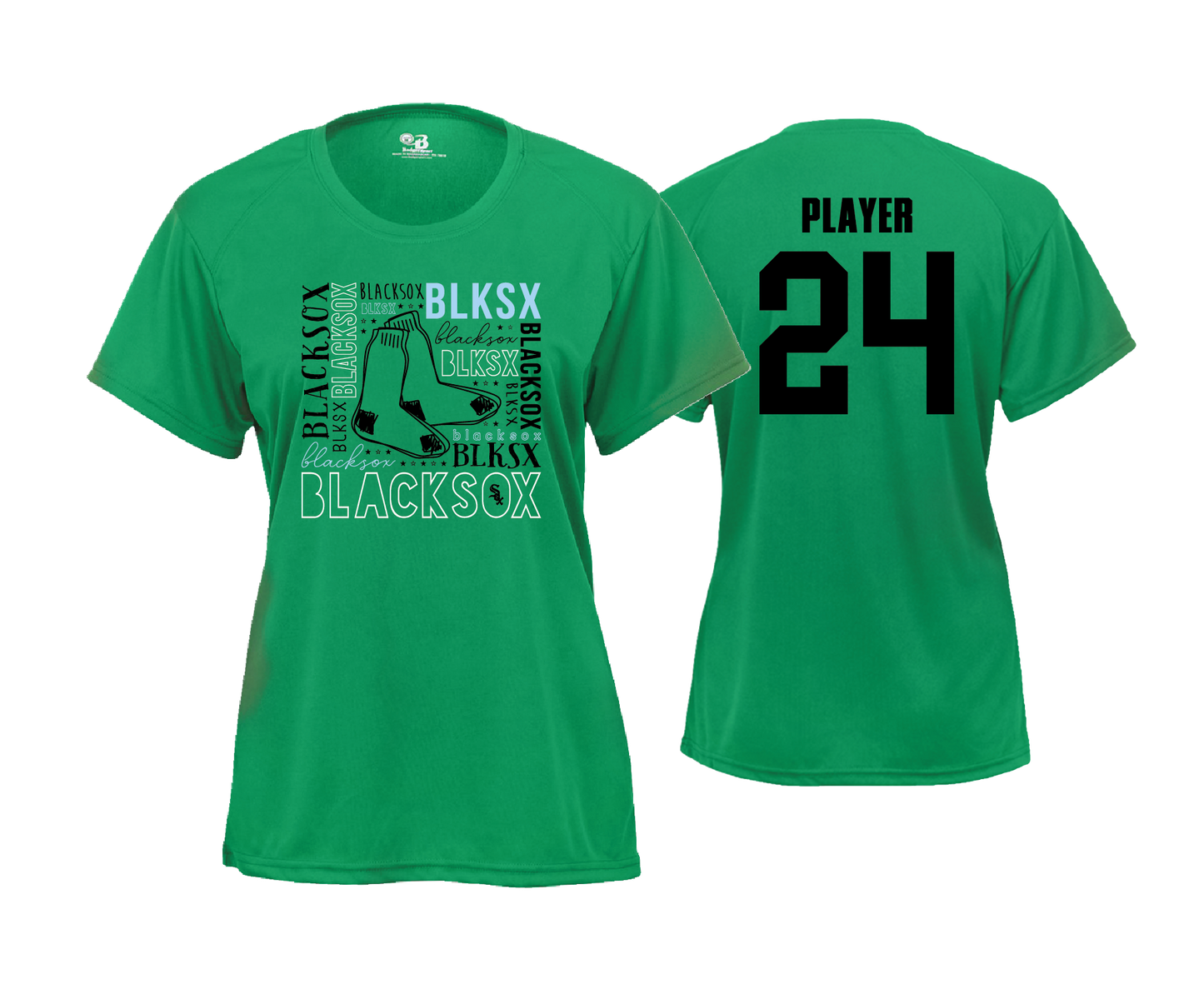 BSP Blacksox - DTF | Women's Short Sleeve Performance Tee