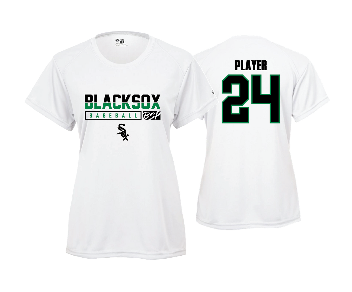BSP Blacksox - DTF | Women's Short Sleeve Performance Tee