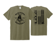 BSP Blacksox - MILITARY - DTF | Short Sleeve Allmade® Tri-Blend Tee
