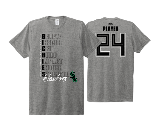 BSP Blacksox - BIGBIES - DTF | Short Sleeve Allmade® Tri-Blend Tee