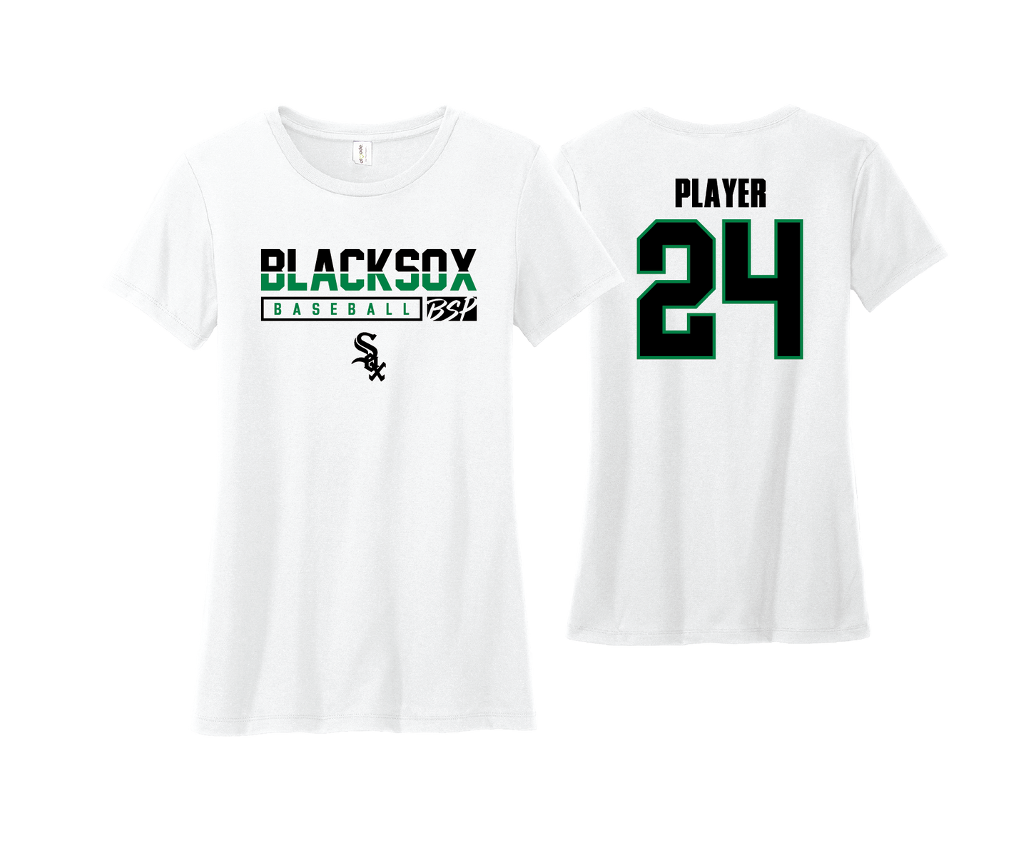 BSP Blacksox - BLACKSOX - DTF | Short Sleeve Allmade® Tri-Blend Tee