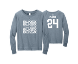 BSP Blacksox - DTF | Women's District® Featherweight Long Sleeve Crew Neck