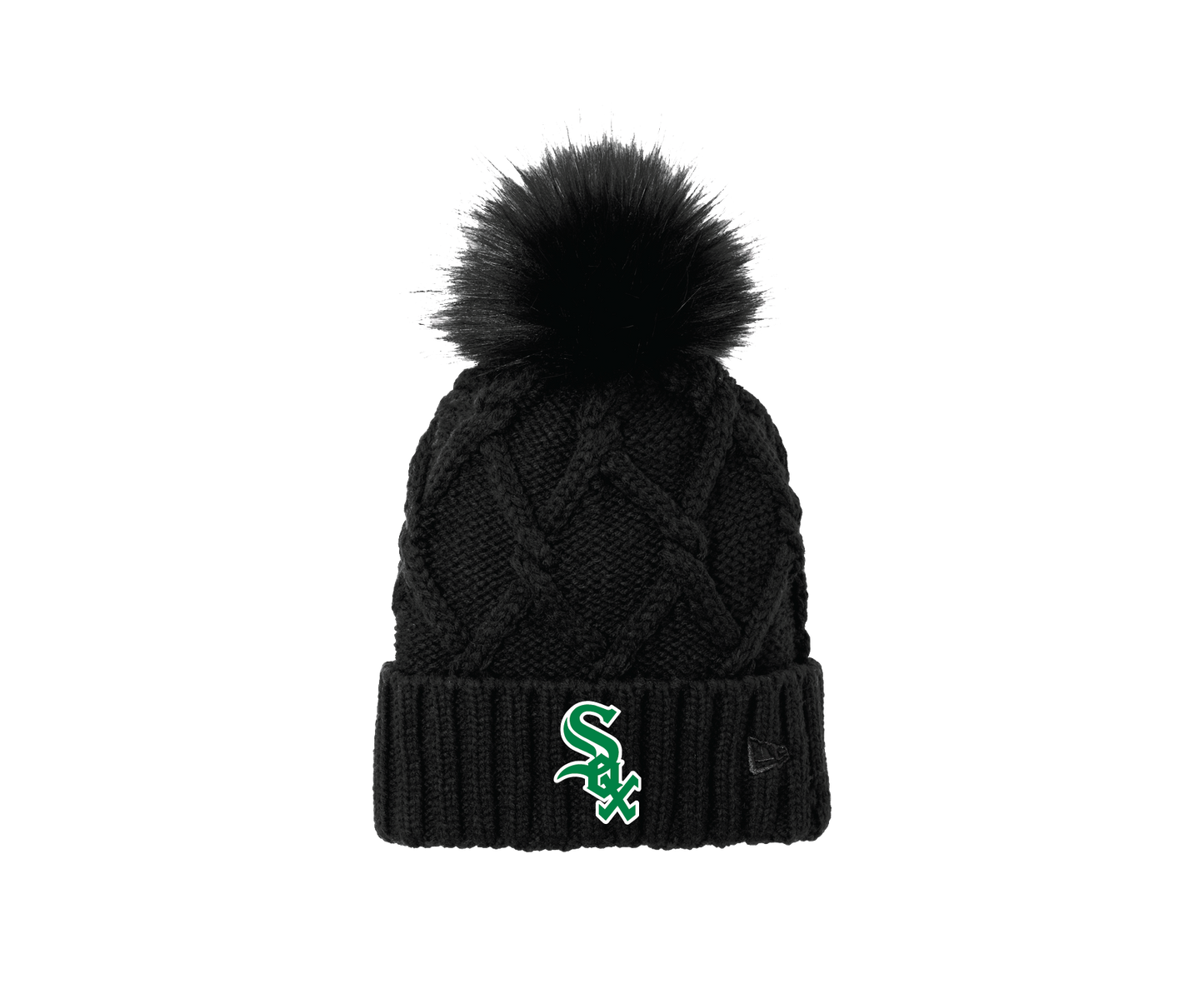 BSP Blacksox - Faux Fur Pom Beanie