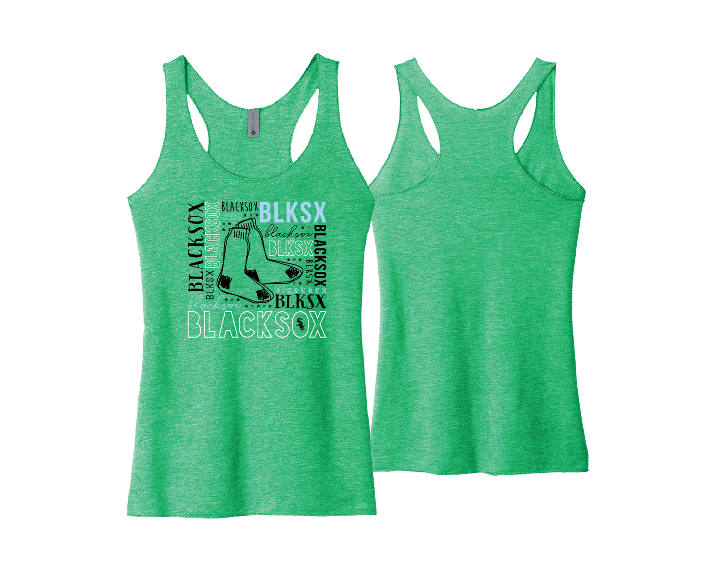 BSP Blacksox - DTF | Women's Next Level Apparel® Tri-Blend Racerback