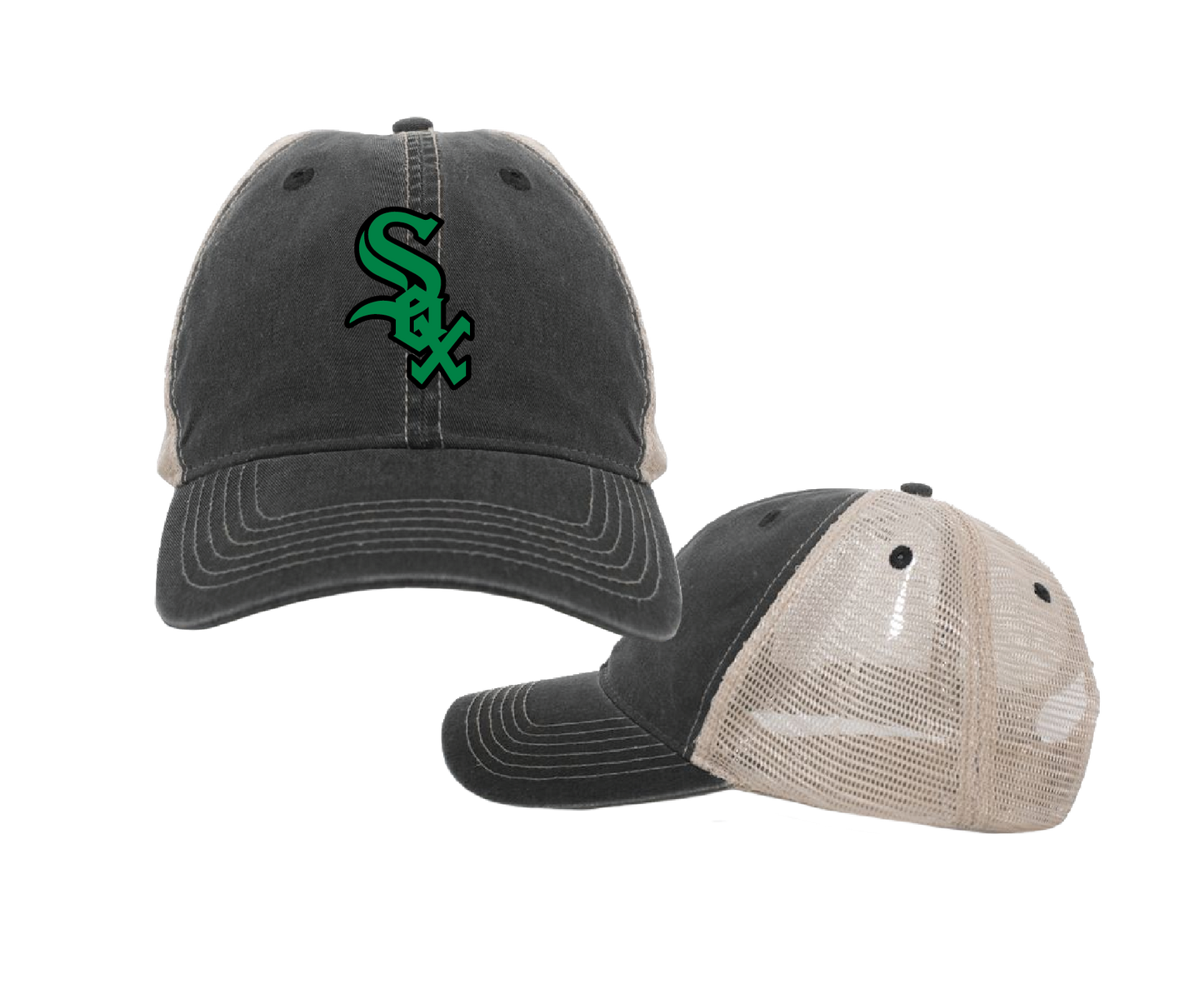 BSP Blacksox - Vintage "Dirty" Trucker Snapback