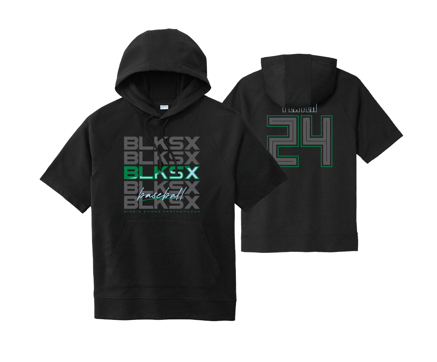 BSP Blacksox - DTF | Unisex Short Sleeve Hooded Pullover