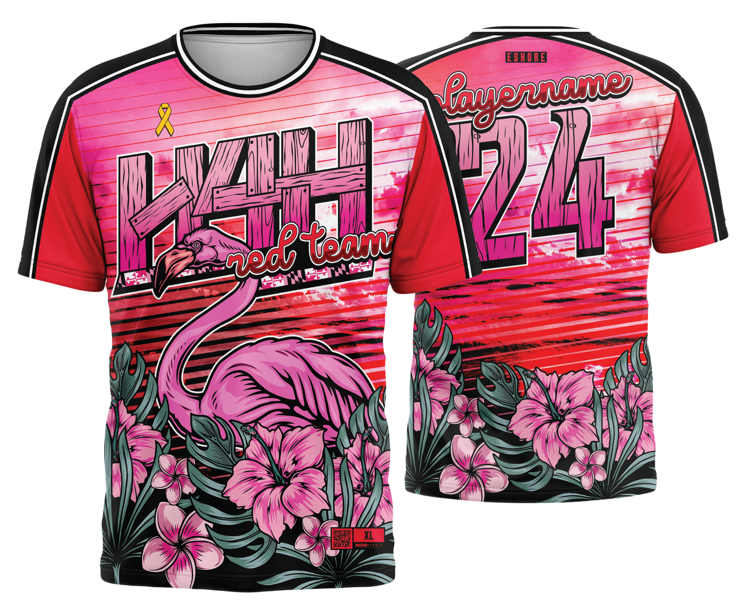 Hope For Hunter - RED TEAM - FDS | Short Sleeve Jersey