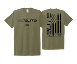 ES Elite - ARMY GREEN - DTF | Short Sleeve Allmade® Tri-Blend Tee