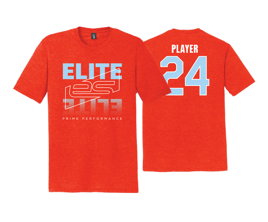 ES Elite - ORANGE - DTF | Unisex Short Sleeve District® Perfect Tri® Tee