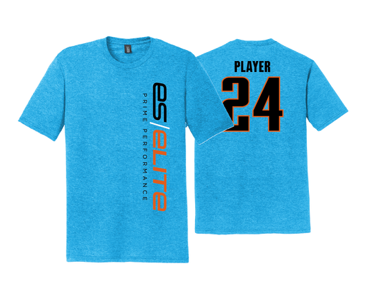 ES Elite - BLUE - DTF | Short Sleeve District® Perfect Tri® Tee