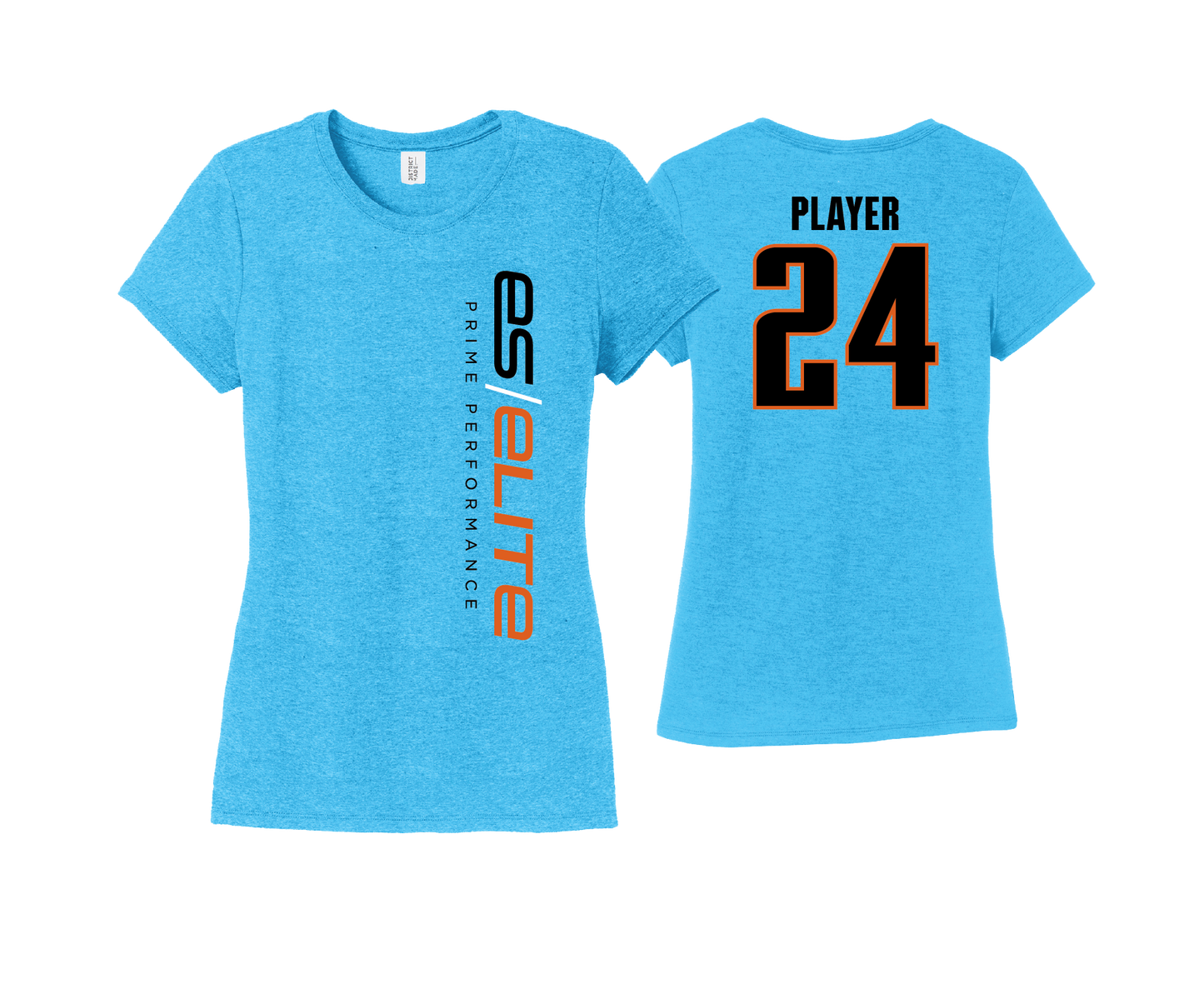 ES Elite - BLUE - DTF | Short Sleeve District® Perfect Tri® Tee