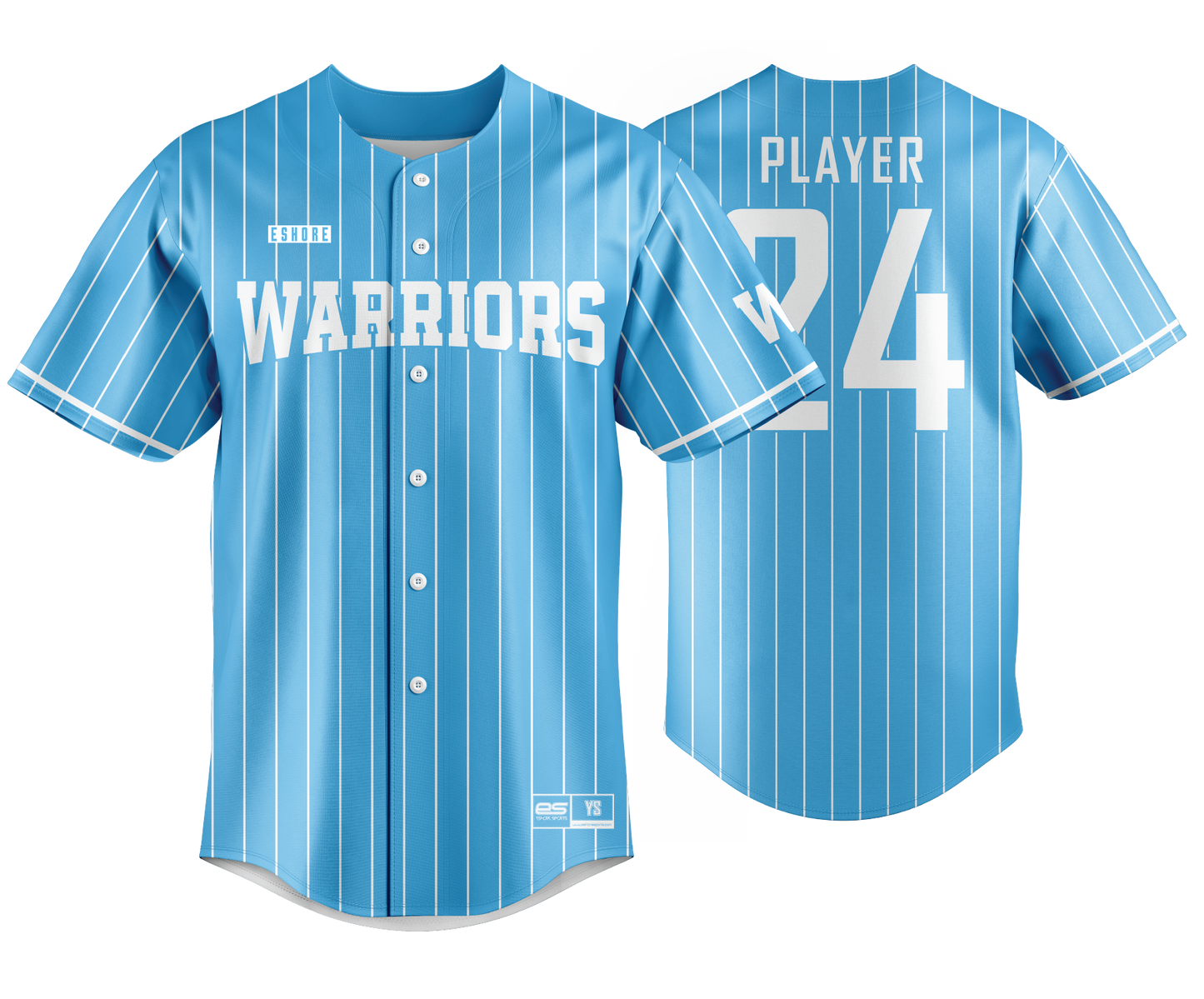 Warriors BCCC - FDS | Unisex Short Sleeve Full Button Jersey
