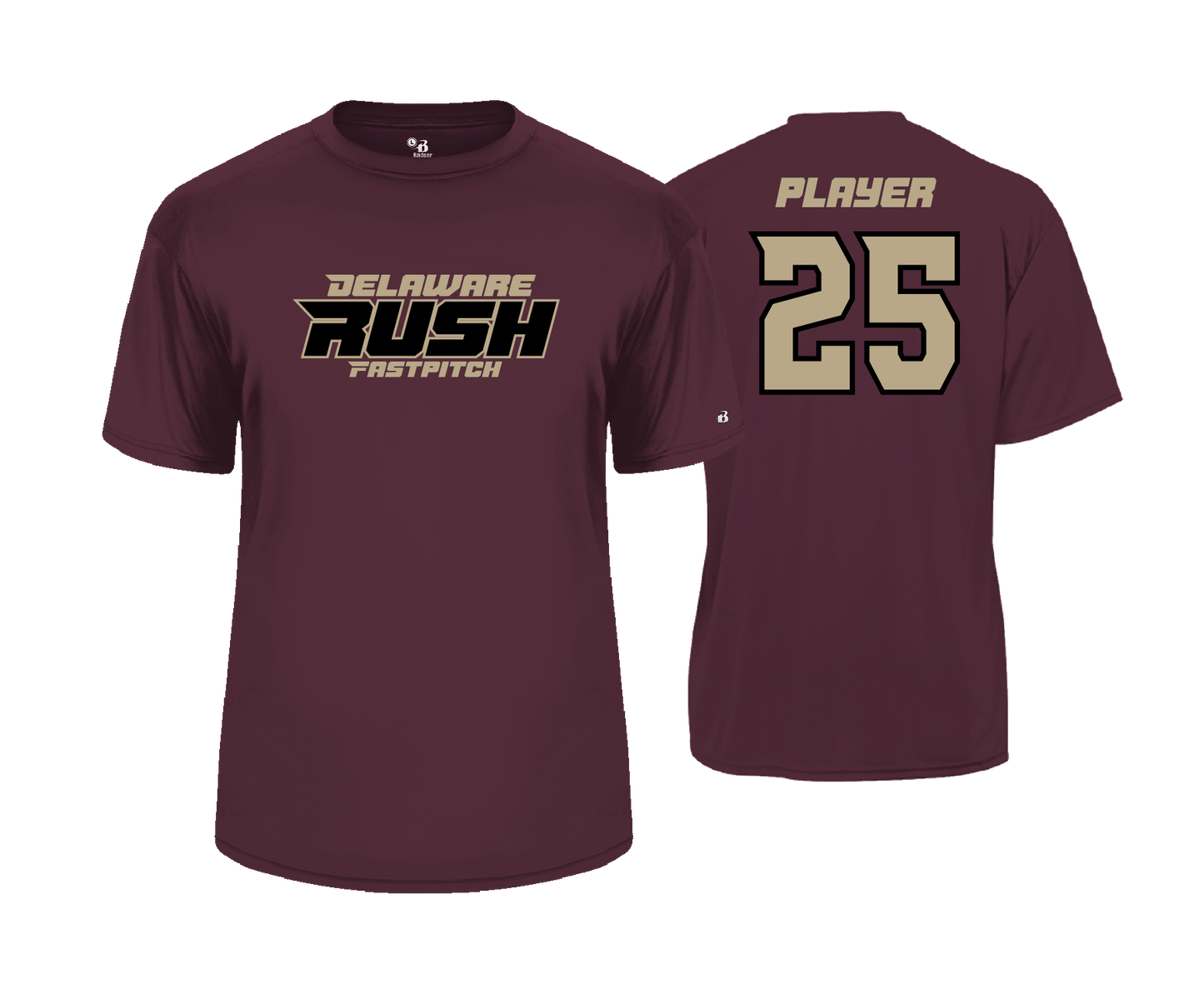 Delaware Rush - DTF | Unisex Short Sleeve Performance Tee
