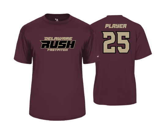 Delaware Rush - DTF | Unisex Short Sleeve Performance Tee